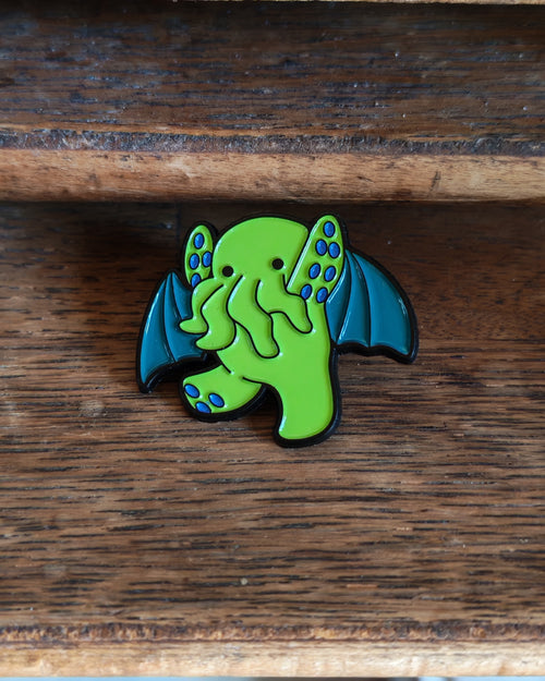 Pin's Émaillé Cthulhu - Collection Créatures Fantastiques & Lovecraftien coloré