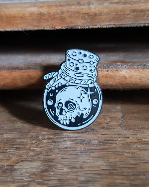 Collection de Pin's Emaillé noir et blanc adopte ton poulpe