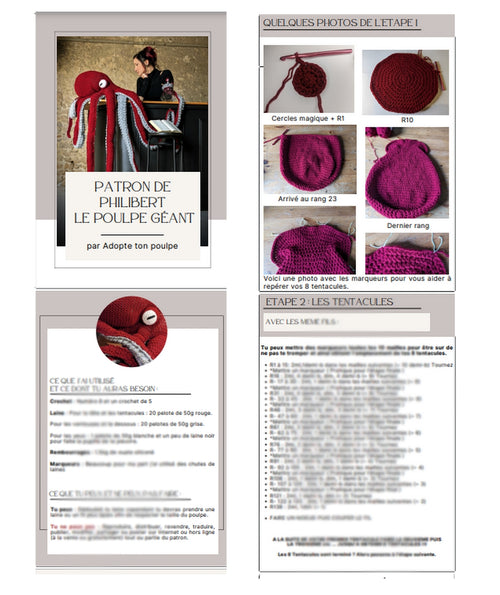 PDF Patron De Philibert Le Poulpe Géant