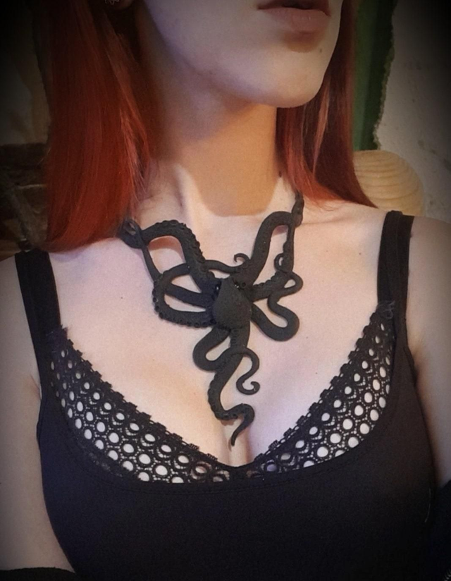 Collier silicone Dark mermaid