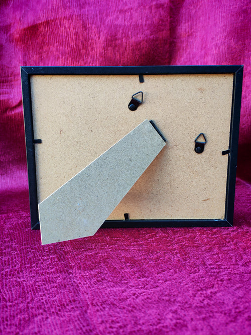 Cadre Moyen Cthulhu rose irisée