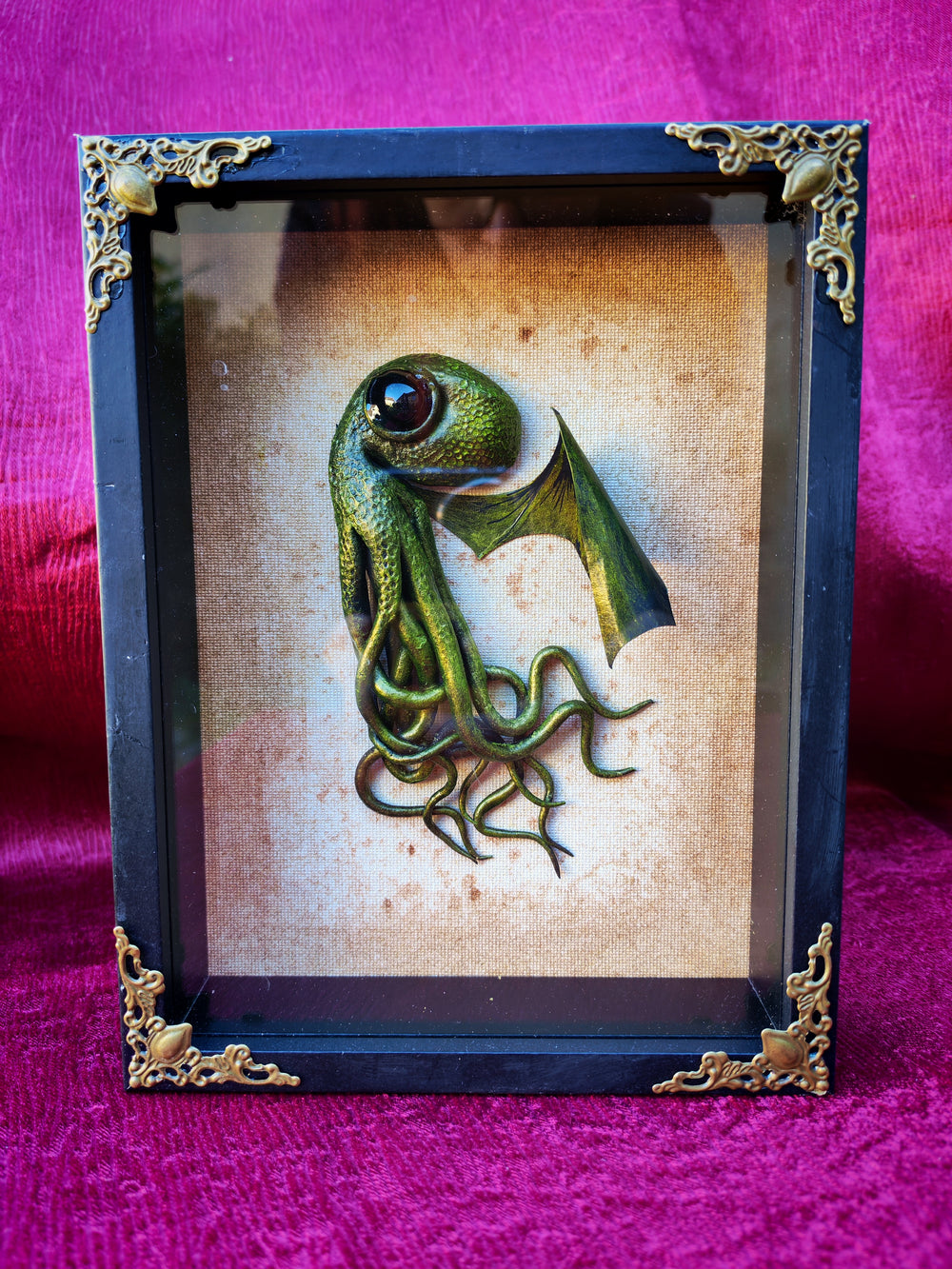 Cadre moyen Cthulhu Vert Citron