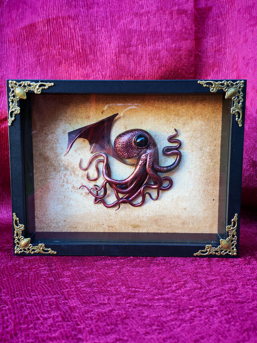 Cadre moyen Cthulhu Moyen Rose Rouge