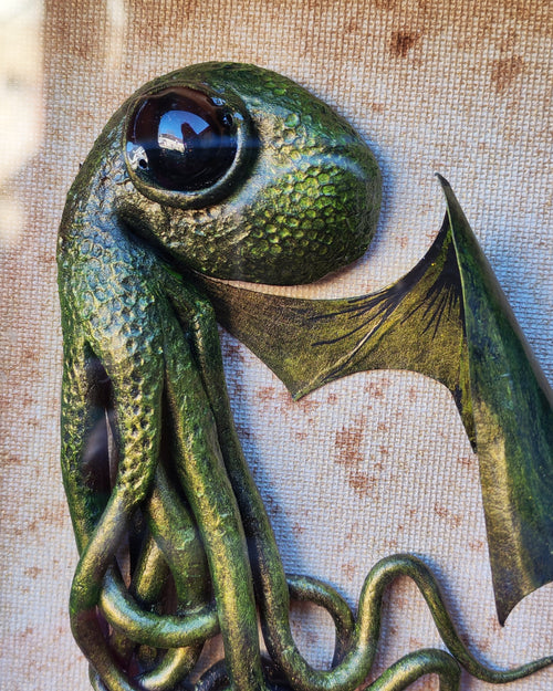 Cadre moyen Cthulhu Vert Citron