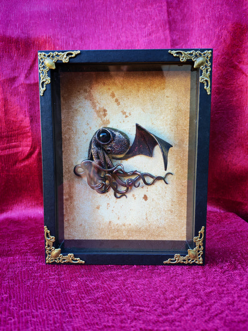 Cadre moyen Cthulhu Doré Rose