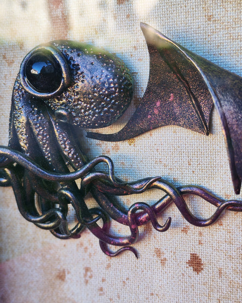 Cadre moyen Cthulhu Doré Rose