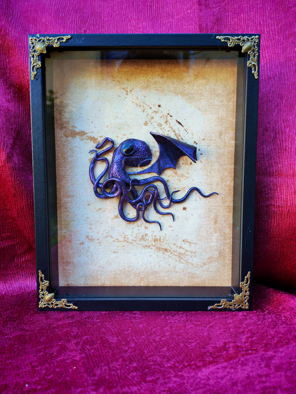 Grand cadre Cthulhu Violet