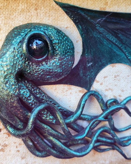 Cadre Moyen Cthulhu vert