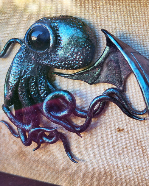 Cadre Moyen Cthulhu Métallisé